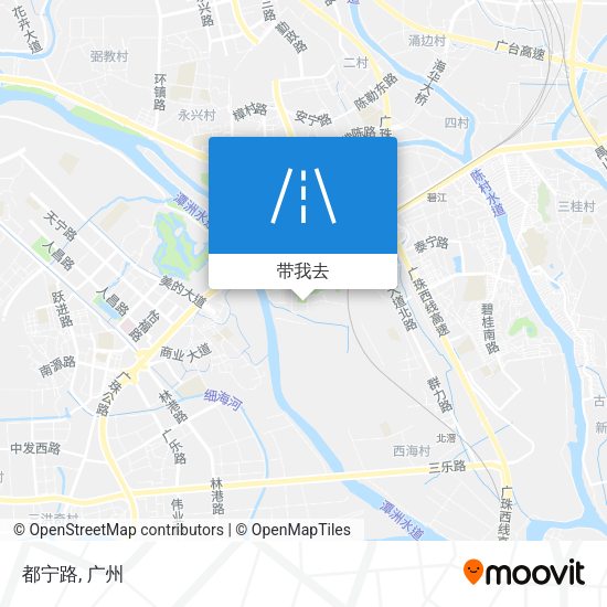 都宁路地图
