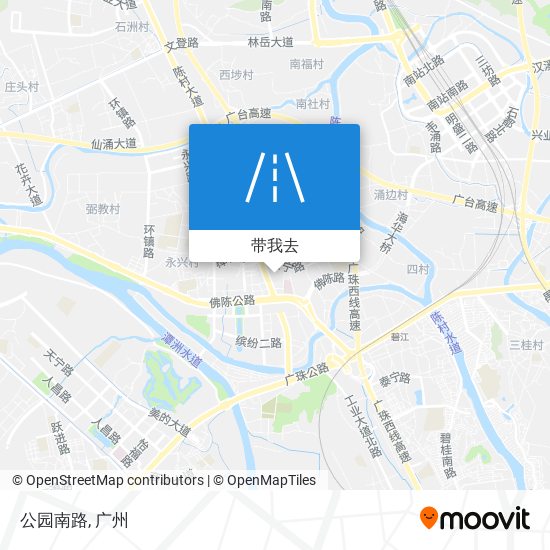 公园南路地图