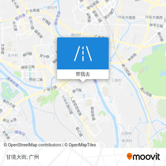 甘境大街地图