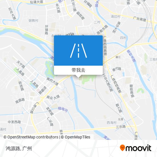 鸿源路地图