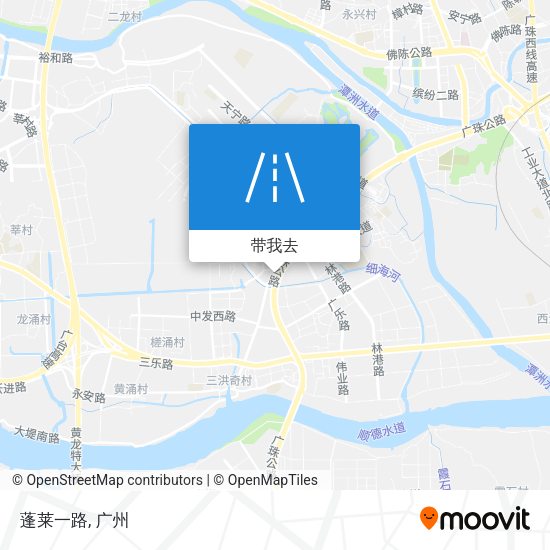 蓬莱一路地图