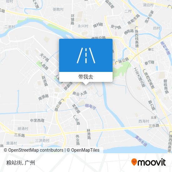 粮站街地图