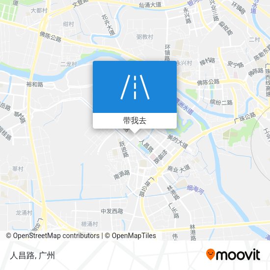 人昌路地图