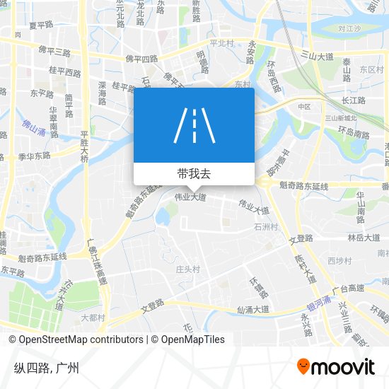 纵四路地图