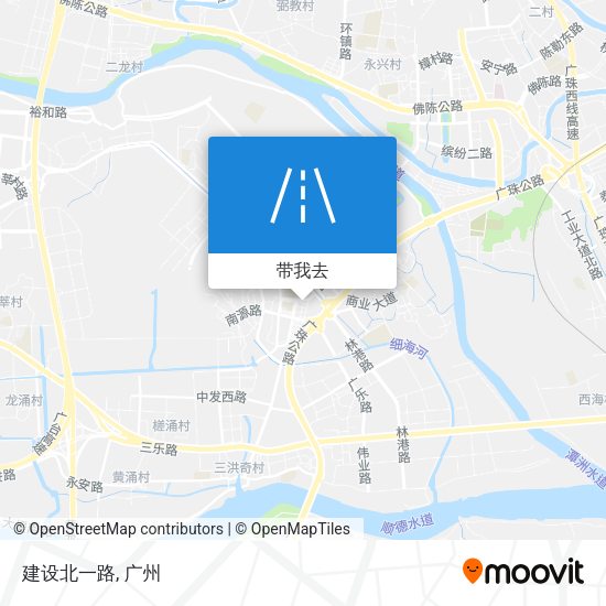 建设北一路地图