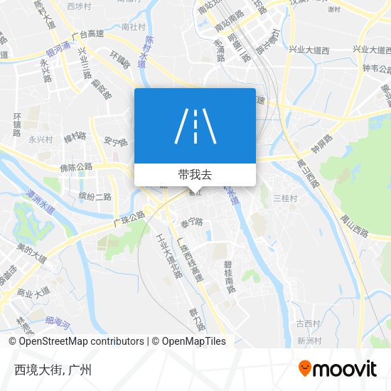 西境大街地图