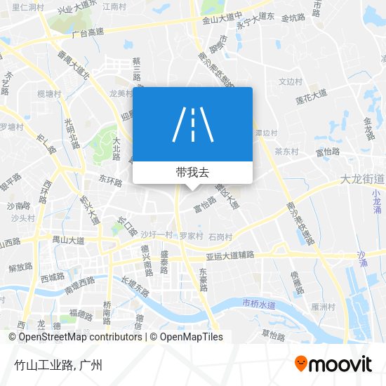 竹山工业路地图