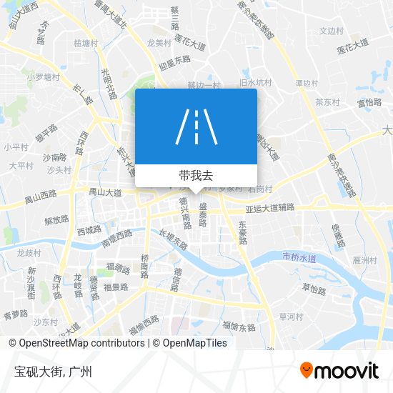 宝砚大街地图