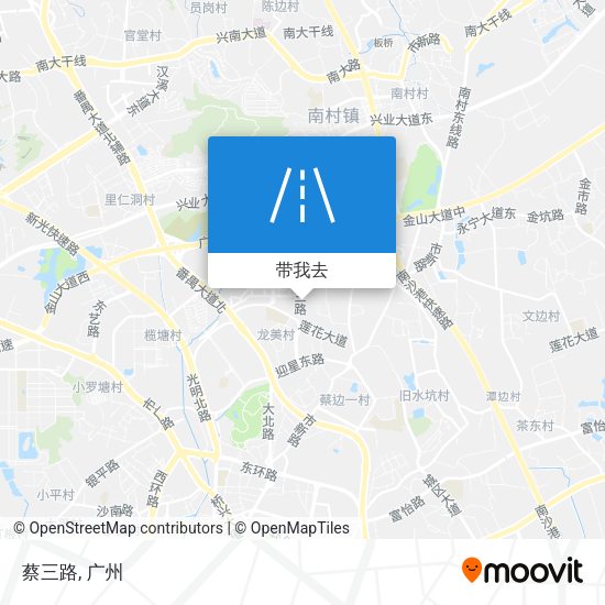 蔡三路地图