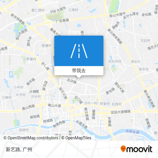 新艺路地图