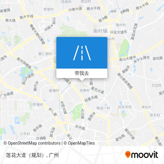 莲花大道（规划）地图
