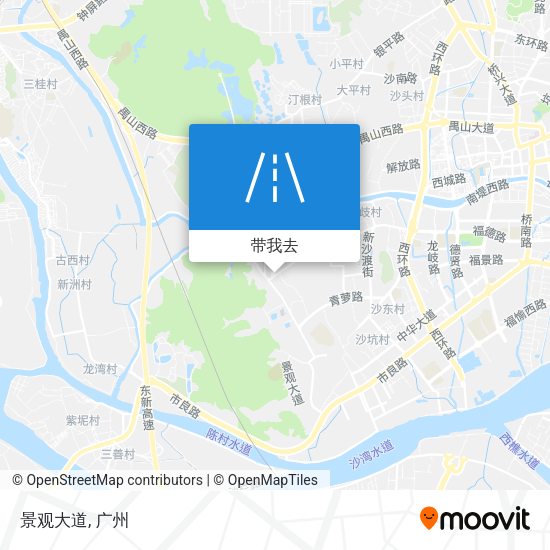 景观大道地图