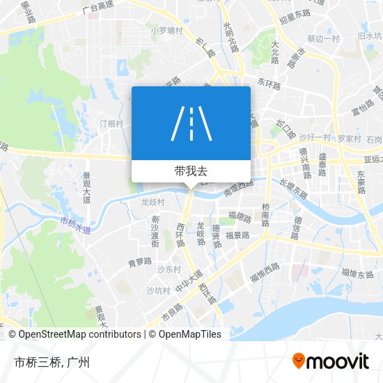市桥三桥地图