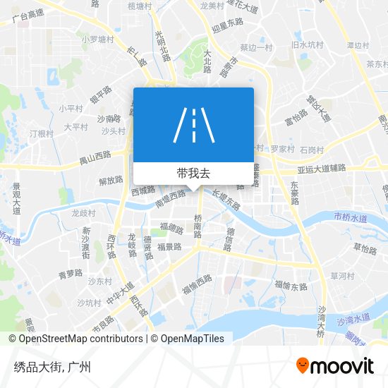 绣品大街地图