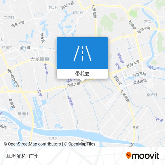 旦坦涌桥地图