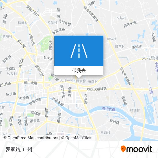 罗家路地图