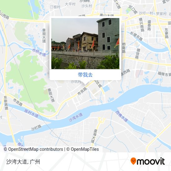沙湾大道地图