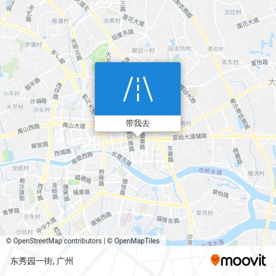 东秀园一街地图