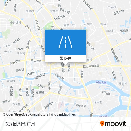 东秀园八街地图