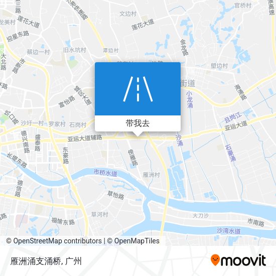 雁洲涌支涌桥地图