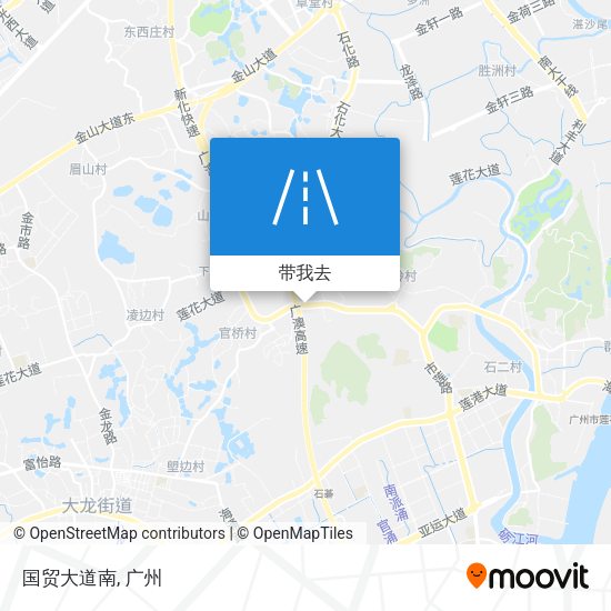 国贸大道南地图