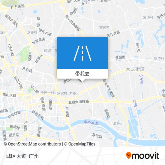 城区大道地图