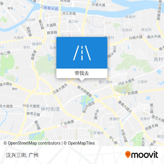 汉兴三街地图