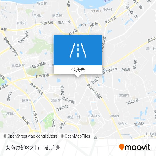 安岗坊新区大街二巷地图