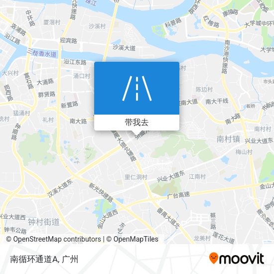 南循环通道A地图