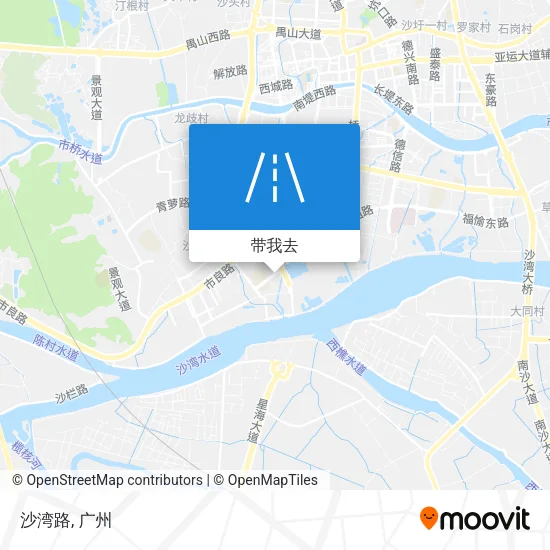 沙湾路地图