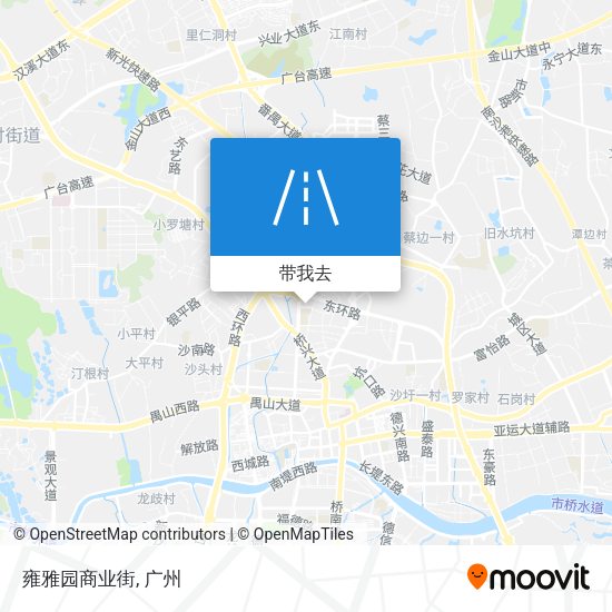 雍雅园商业街地图