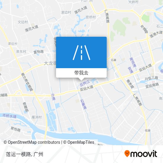 莲运一横路地图