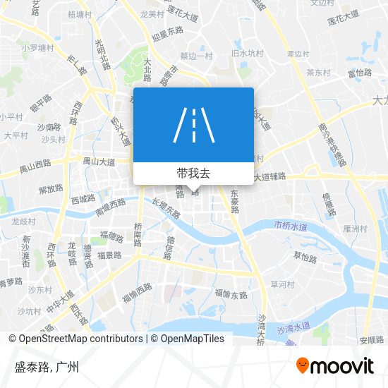 盛泰路地图