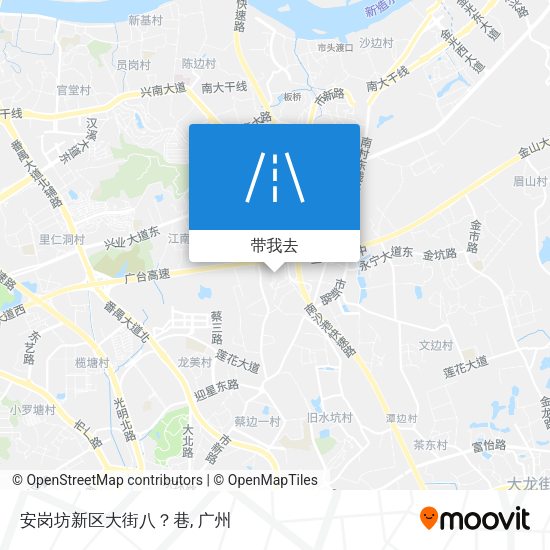 安岗坊新区大街八？巷地图