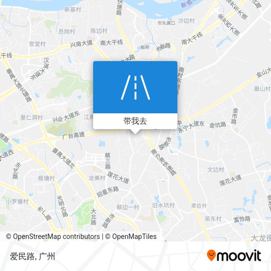 爱民路地图