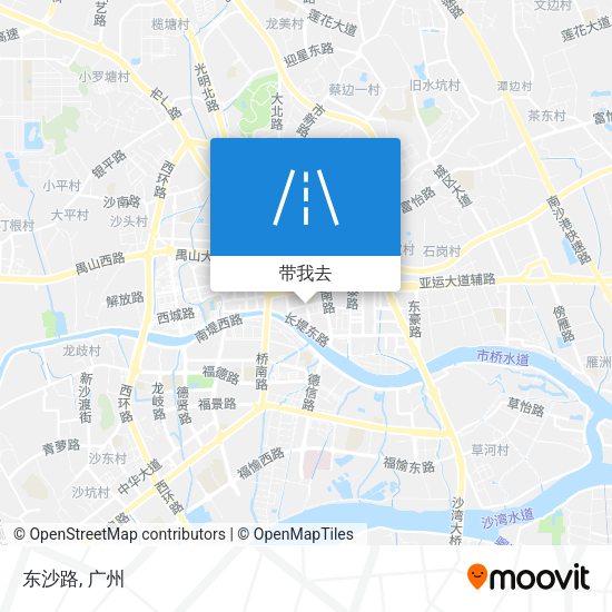 东沙路地图