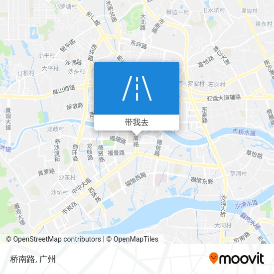 桥南路地图