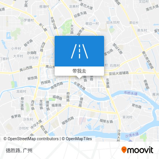 德胜路地图