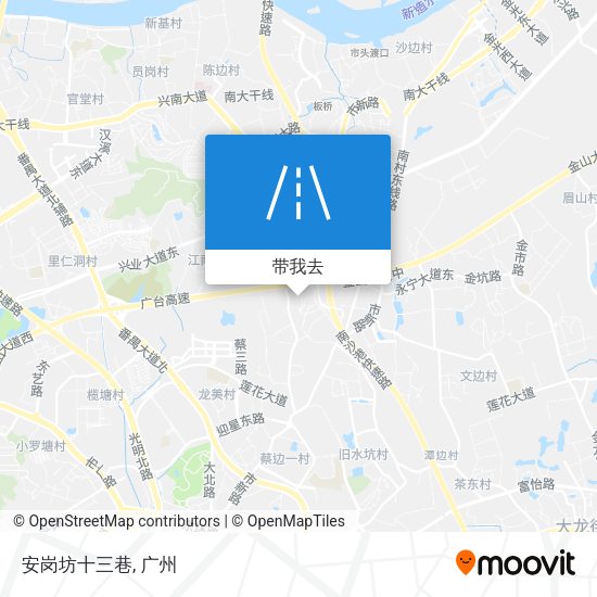 安岗坊十三巷地图