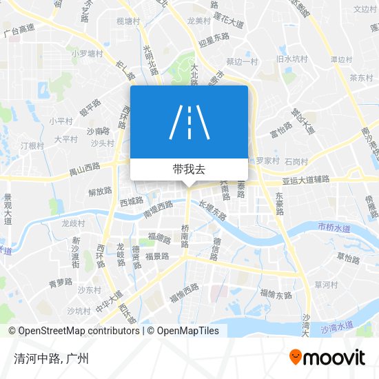 清河中路地图