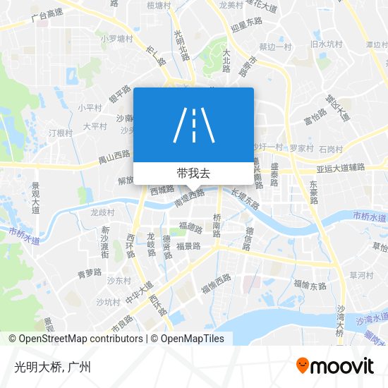 光明大桥地图