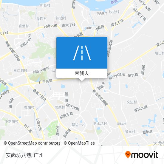 安岗坊八巷地图