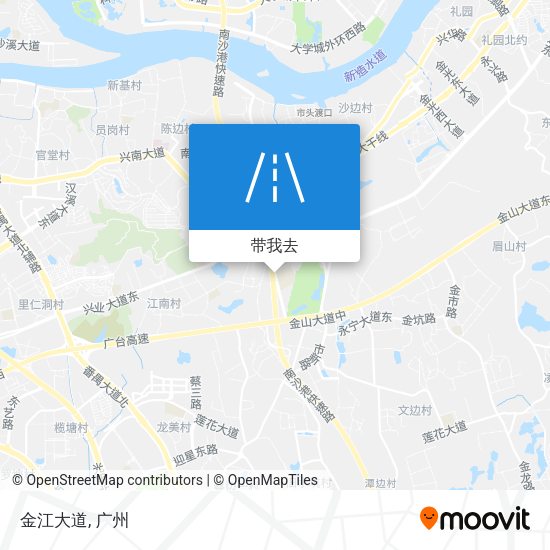 金江大道地图