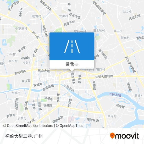祠前大街二巷地图