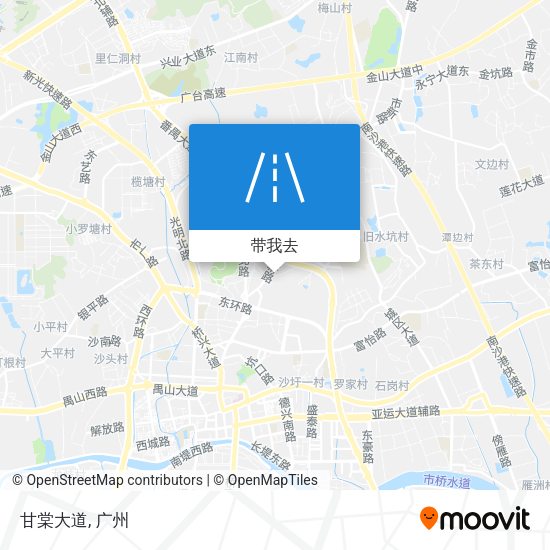 甘棠大道地图
