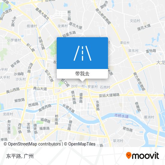 东平路地图