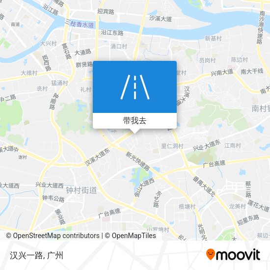 汉兴一路地图
