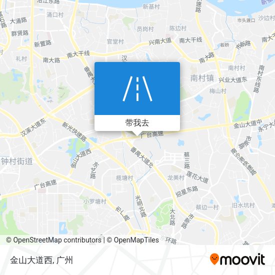 金山大道西地图