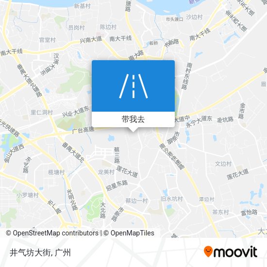 井气坊大街地图