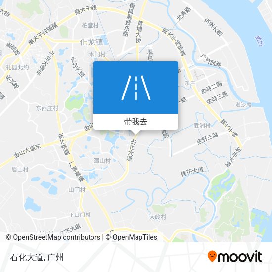 石化大道地图